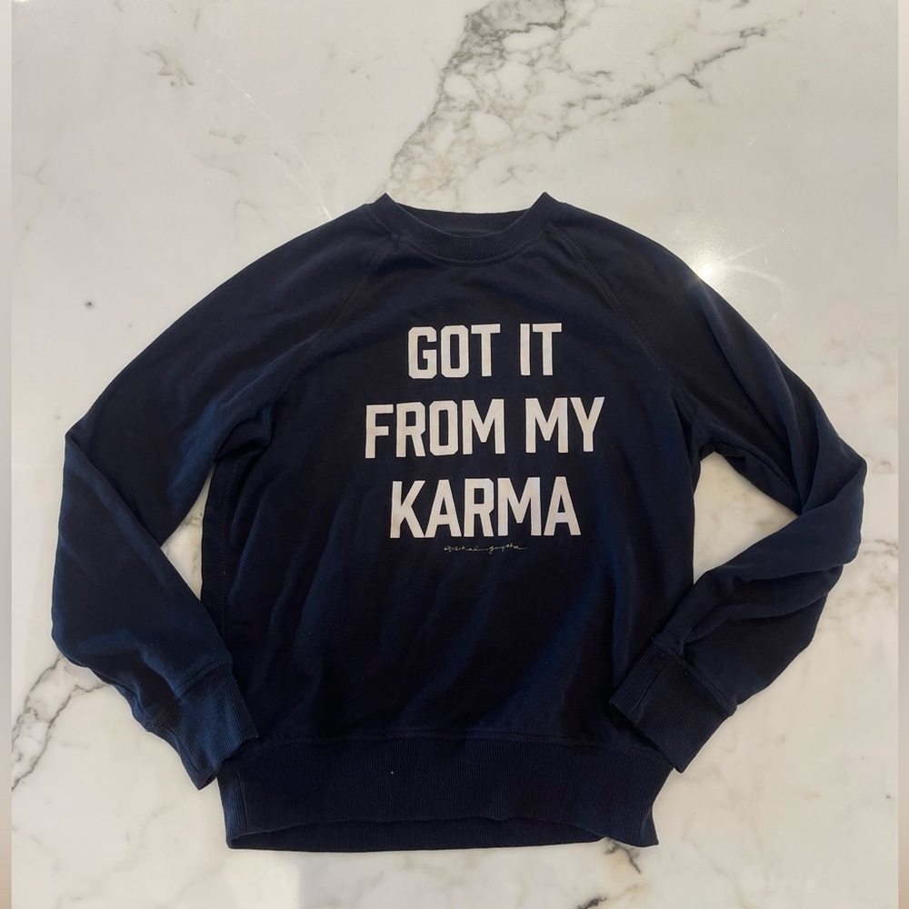 Spiritual gangster crew neck sweatshirt